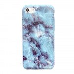 Wholesale iPhone 7 Plus Marble Design Case (Blue)